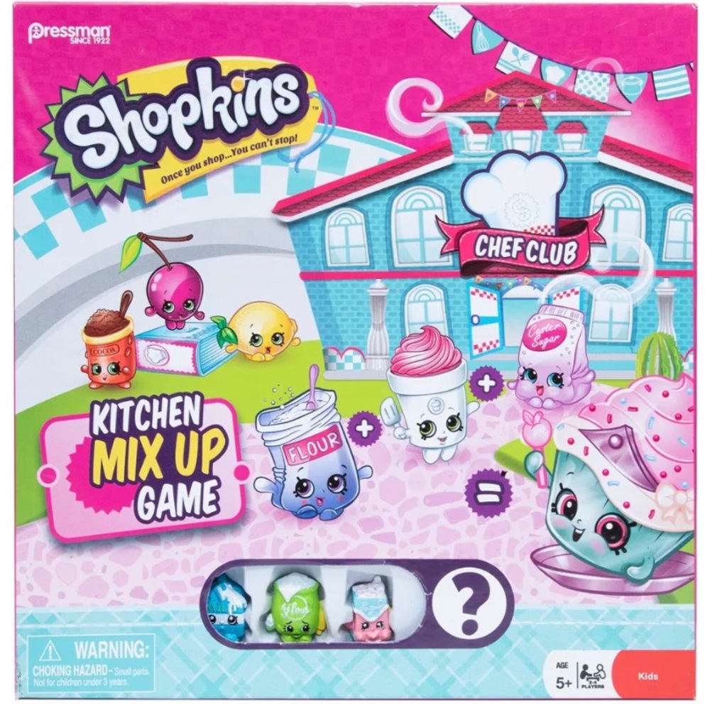New! Shopkins Kitchen mix up game